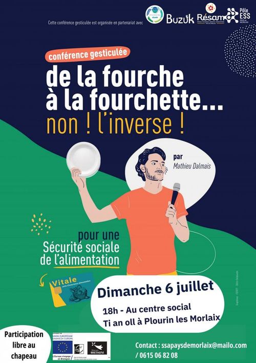 Conférence gesticulée « De la fourche à la fourchette...