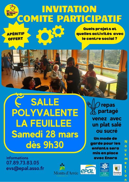 Comité participatif  centre social EPAL les rendez vous des Monts d'Arrée