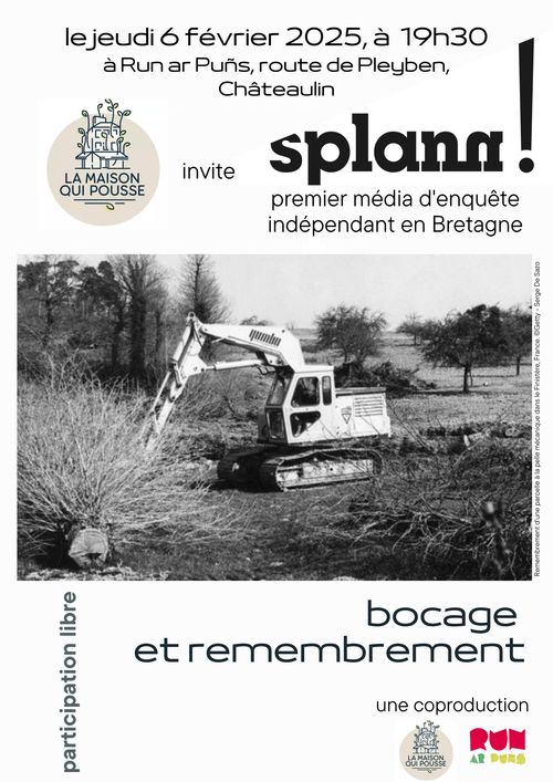 Soirée-débat : le remembrement et le bocage en Bretagne 