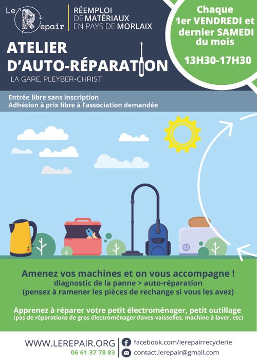 L'atelier d'auto-réparation mensuel du Repair 🛠