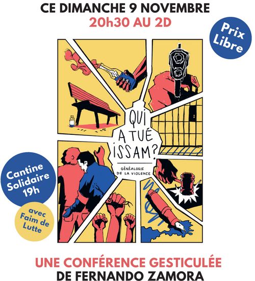 Conférence gesticulé : Qui a tué Issam ?