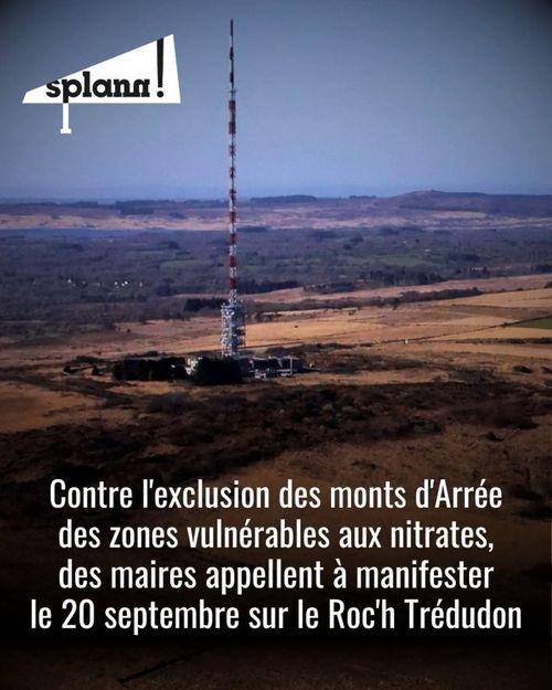 rassemblement contre le déclassement de communes des zones vulnérables aux nitrates