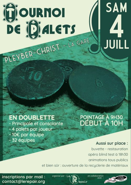 La Belle journée au Repair : tournoi de palets et autres animations ☀️