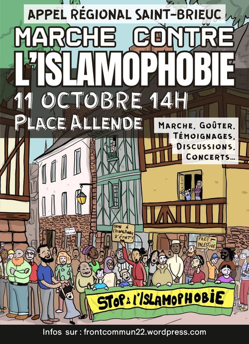 Marche régionale contre l’islamophobie