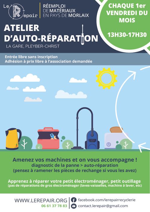 Atelier auto-réparation  d'été du Repair 