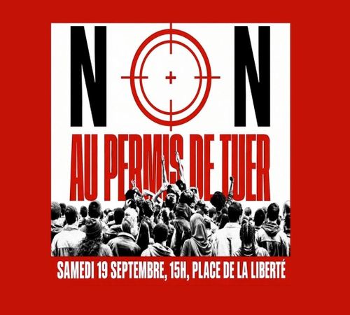 manifestation contre le permis de tuer