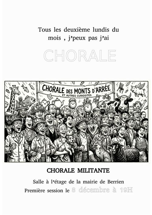 Chorale chants de résistance