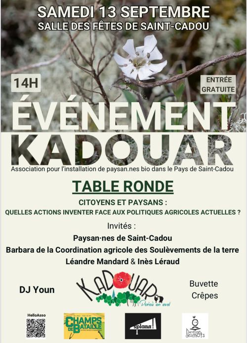 Table ronde - CITOYENS ET PAYSANS : QUELLES ACTIONS INVENTER FACE AUX POLITIQUES AGRICOLES ACTUELLES ?