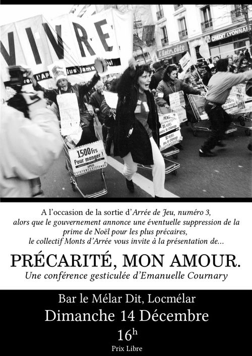 PRÉCARITÉ, MON AMOUR - une conférence gesticulée d’Emanuelle Cournary