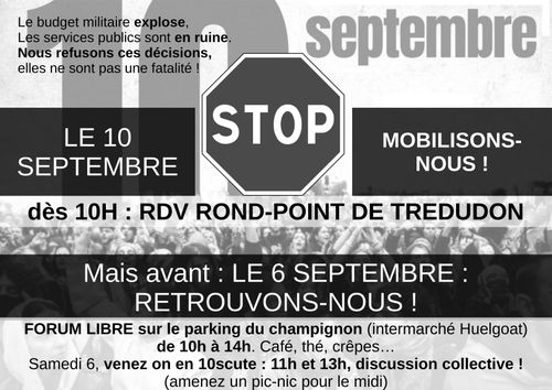 FORUM LIBRE sur le parking du champignon (face intermarché Huelgoat)